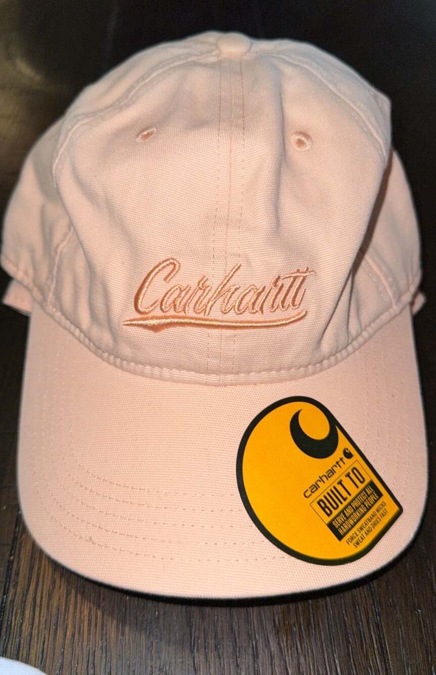 Carhartt Women's Canvas Script Graphic Adjustable Hat Pink